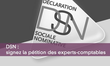 DSN : signez la ptition des experts-comptables