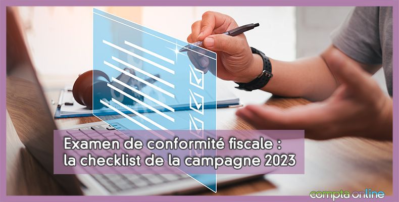 Examen de conformité fiscale