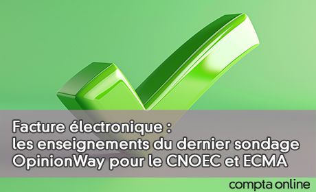 Facture lectronique : les enseignements du dernier sondage OpinionWay pour le CNOEC et ECMA
