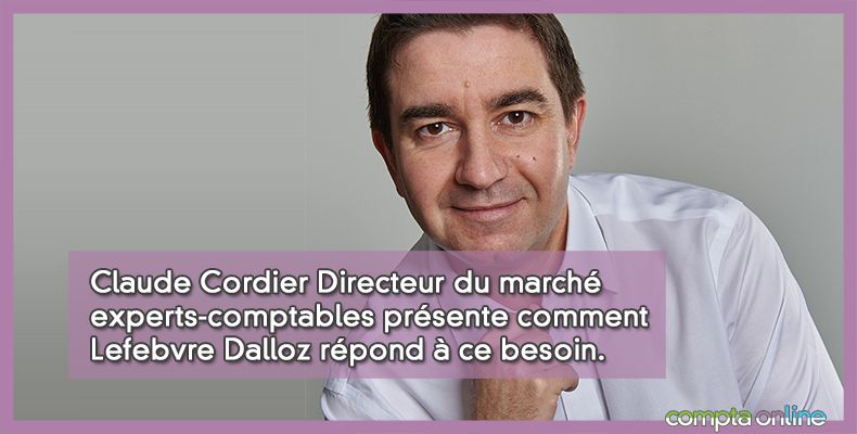 Claude Cordier Directeur du marché Experts-comptables
