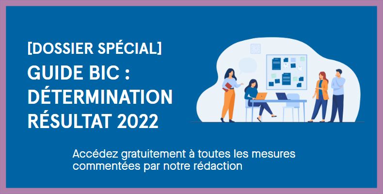 Guide BIC : détermination du résultat 2022
