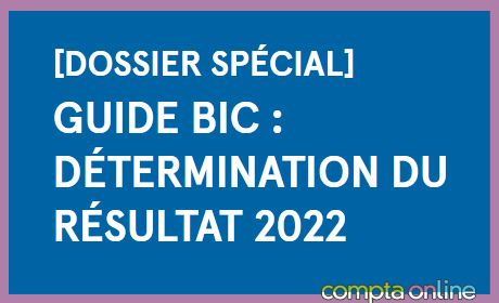 Guide BIC : dtermination du rsultat 2022