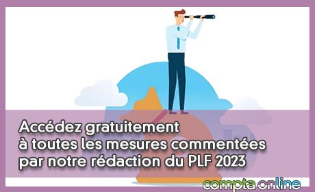 Accdez gratuitement  toutes les mesures commentes par notre rdaction du PLF 2023