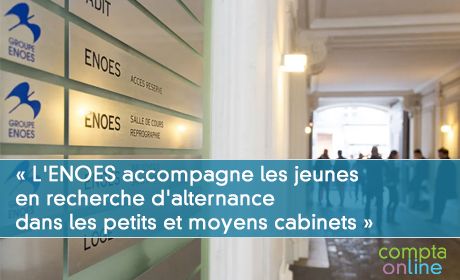 Thierry Carlier  L'ENOES accompagne les jeunes en recherche d'alternance dans les petits et moyens cabinets 