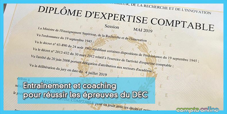 Entraînement et coaching pour réussir les épreuves du DEC