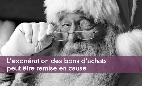 Bons d'achat pour Noël