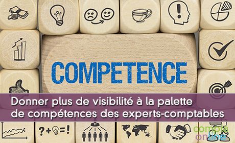 Donner plus de visibilit  la palette de comptences des experts-comptables