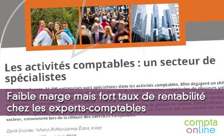 Faible marge mais fort taux de rentabilité chez les experts-comptables