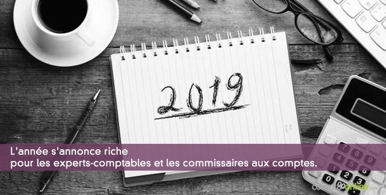 L'année s'annonce riche pour les experts-comptables et les commissaires aux comptes