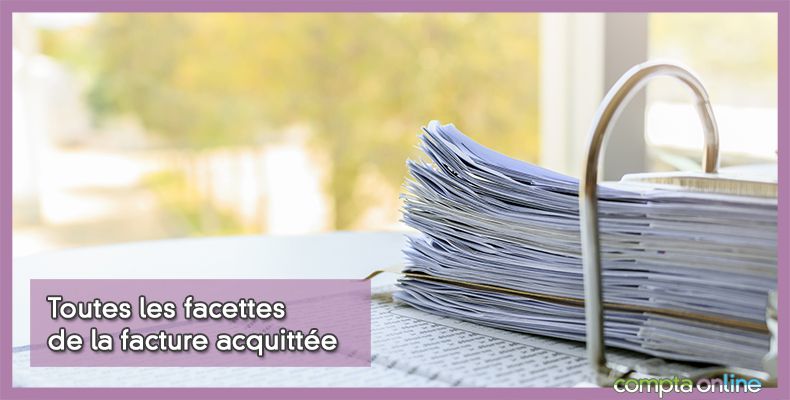 Facture acquittée