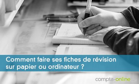 Comment faire ses fiches de révision sur papier ou ordinateur ?