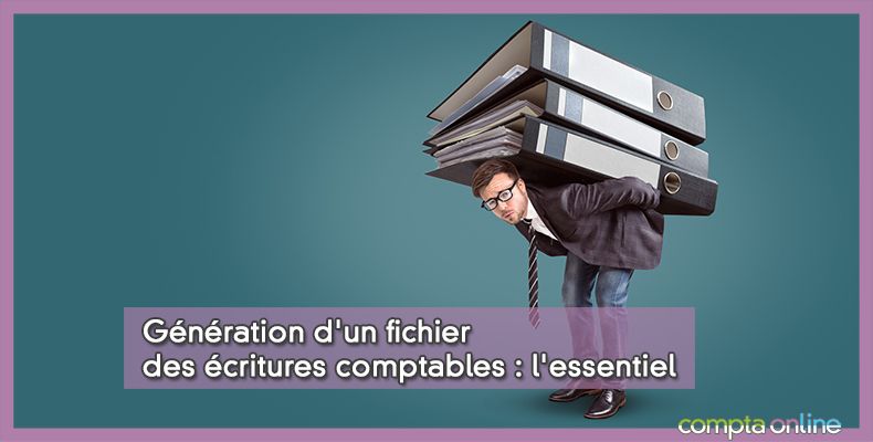Fichier des écritures comptables