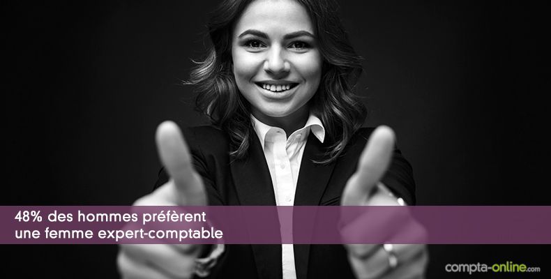 48% des hommes préfèrent une femme expert-comptable
