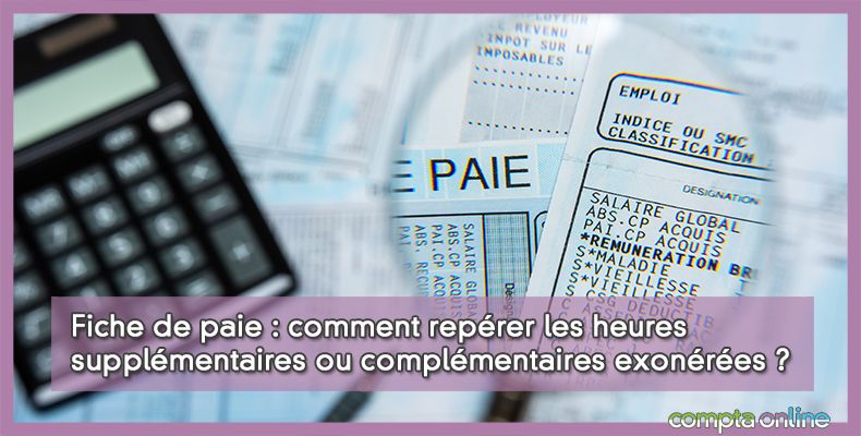 Fiche de paie heures supplémentaires