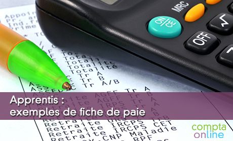 Apprentis : exemple de fiche de paie