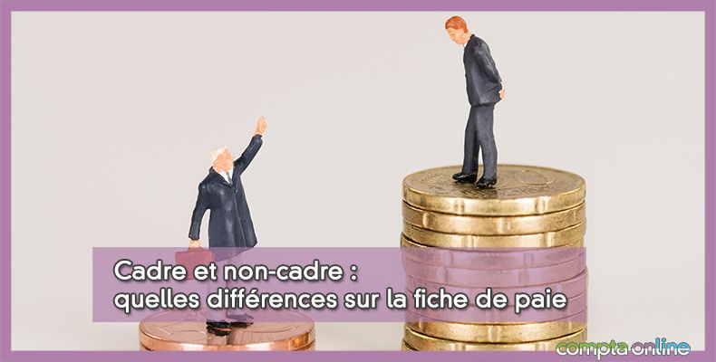 Fiche de paie cadre et non-cadre