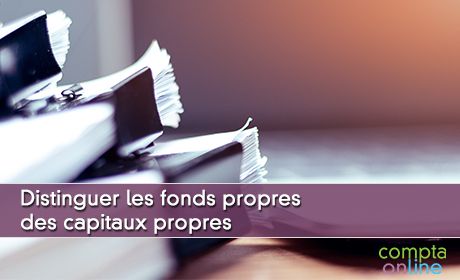 Distinguer les fonds propres des capitaux propres