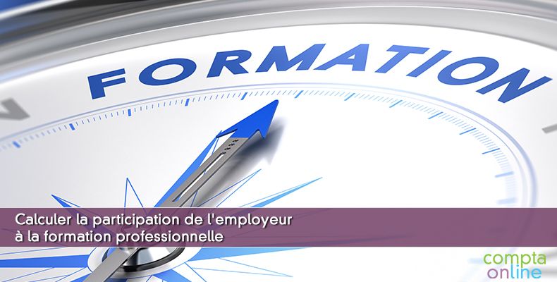 Calculer la participation de l'employeur  la formation professionnelle