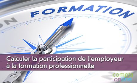 Calculer la participation de l'employeur  la formation professionnelle