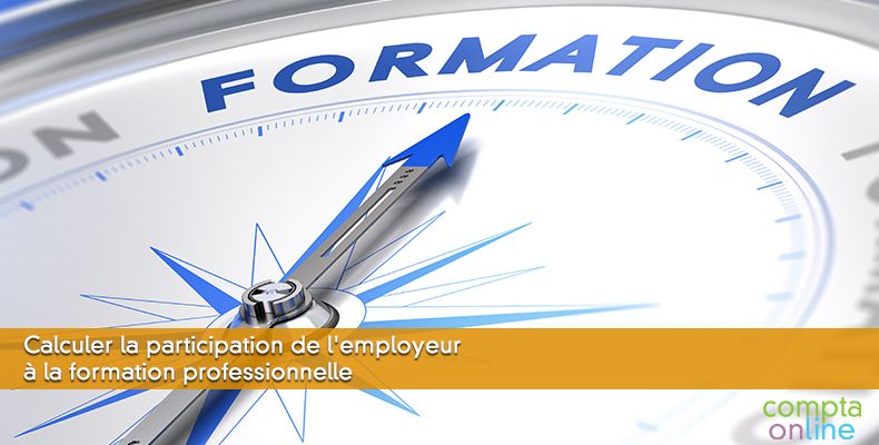 Calculer la participation de l'employeur à la formation professionnelle