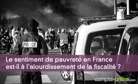 Le sentiment de pauvret en France est-il  l'alourdissement de la fiscalit ?