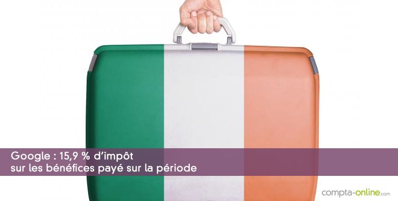 Google : 15,9 % d'impôt sur les bénéfices payé sur la période