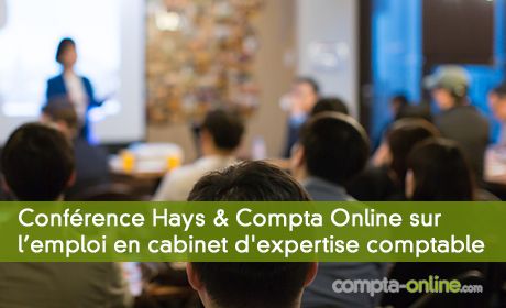 Confrence Hays & Compta Online  sur l'emploi en cabinet d'expertise comptable