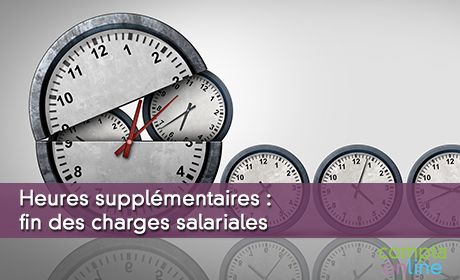 Heures supplmentaires : fin des charges salariales