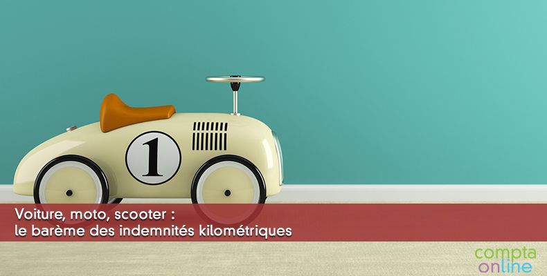 Voiture, moto, scooter : le barème des indemnités kilométriques