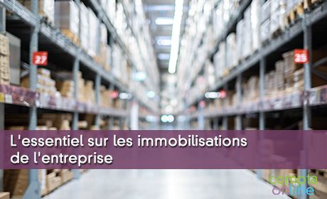 L'essentiel sur les immobilisations de l'entreprise