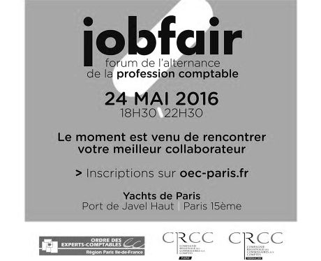 JobFair 2016 : Forum de l'alternance de la profession comptable