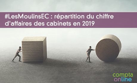 #LesMoulinsEC : rpartition du chiffre d'affaires des cabinets d'expertise comptable en 2019