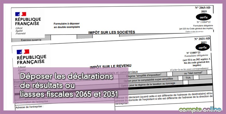 Télédéclaration liasse fiscale