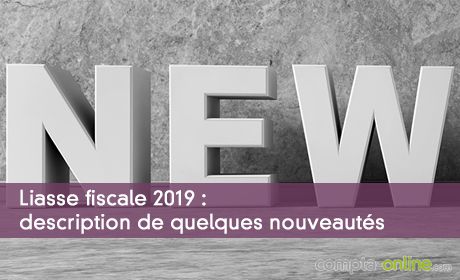 Liasse fiscale 2019 : description de quelques nouveautés