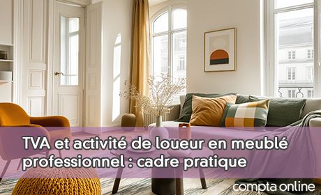 TVA et activit de loueur en meubl professionnel : cadre pratique