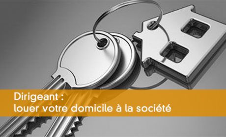 Location du domicile par sa société