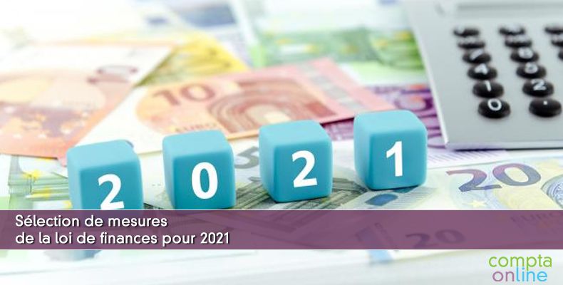 Sélection de mesures de la loi de finances pour 2021