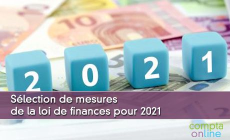Slection de mesures de la loi de finances pour 2021