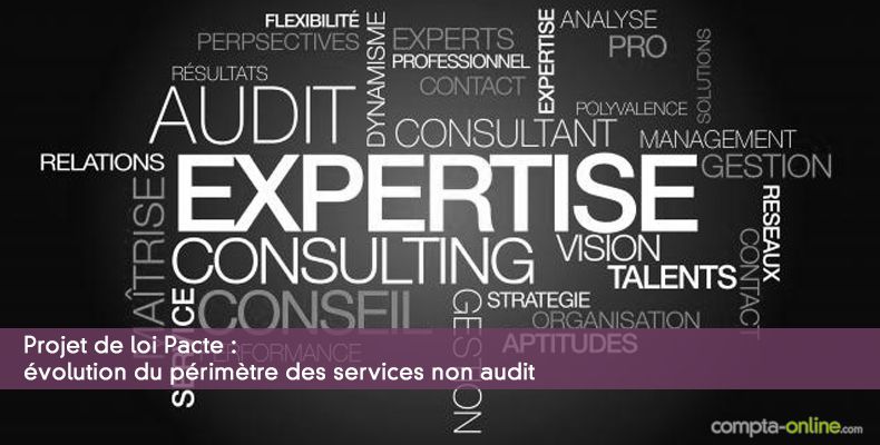 Projet de loi Pacte : évolution du périmètre des services non audit