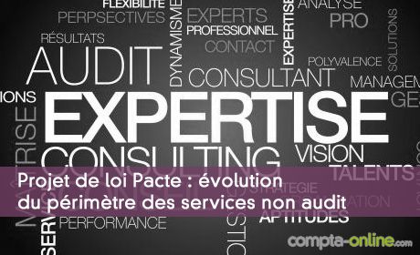 Projet de loi Pacte : évolution du périmètre des services non audit