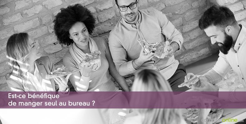Est-ce bénéfique de manger seul au bureau ?