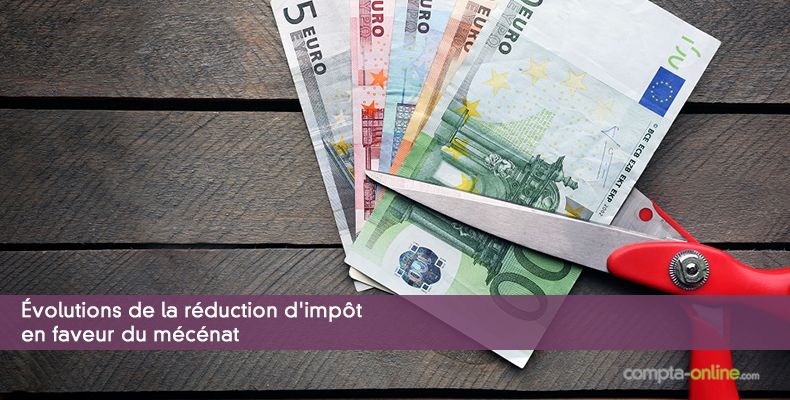 Évolutions de la réduction d'impôt en faveur du mécénat