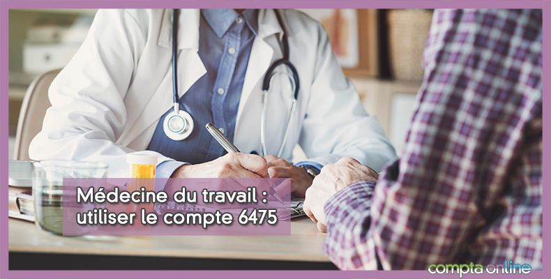 Comptabilisation mdecine du travail