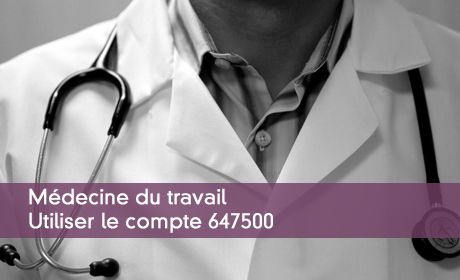 Comptabiliser les sommes dues à la médecine du travail