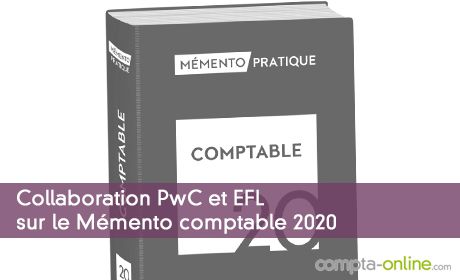 Collaboration PwC et EFL sur le Mémento comptable 2020