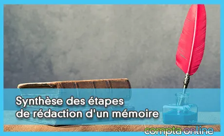 Redaction Du Memoire Dscg Synthese Des Principales Etapes