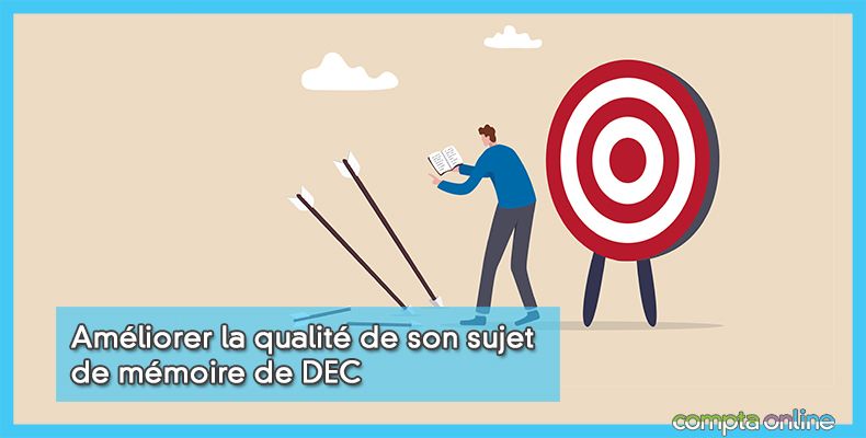 Sujet de mémoire de DEC