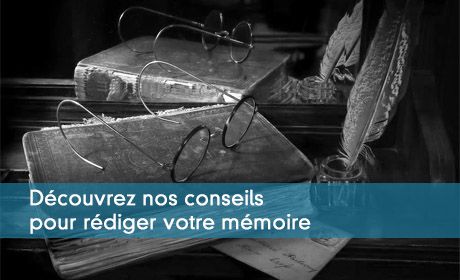 Conseils pour la rédaction du mémoire