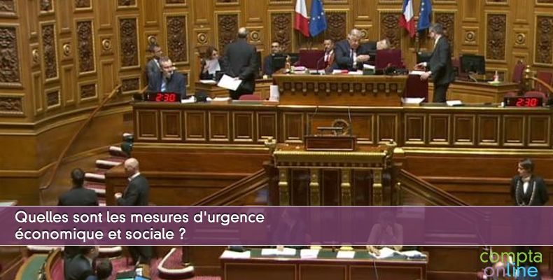 Quelles sont les mesures d'urgence économique et sociale ?