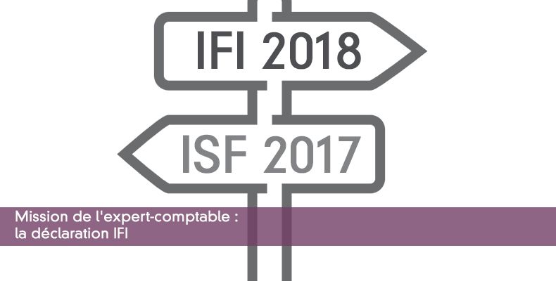 Mission de l'expert-comptable : dclaration IFI